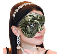 Half Face Punk Masque | Mechanical Masque,18.5 * 15.5CM A New Upgraded Version | Half Face Punk MasqueFor Halloween Costume Party, Phantom Of The Operas, Ball