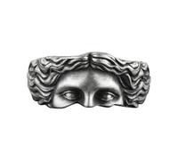 Half Face Ring - Fashionable Index Finger Venus Design, Chic Antique Gr opper Adjustable Jewelry | Calming Charming Outdoor Party For Teens, OIDIMS Vintage Venus Half Face Ring For Women Men Adju