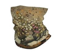 Half Face Scarf Ancient Books and Tree Magic Anitdust Face Shield Stylish Facial Decoration for Running Workout 26X30cm