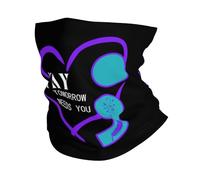 Half Face Scarf Stay Tomorrow Needs You Suicide Prevention Anitdust Neck Gaiter Stylish Headband For Skiing Men Outdoor