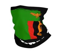 Half Face Scarf Zambian Zambia Flag Balaclava Premium Tube Scarf For Running, Motorcycling, Climbing