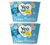 Half Fat Creme Fraiche YeoValleys ORG 200g (2x200g)