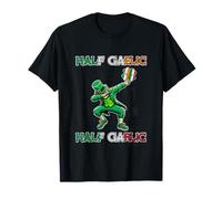 Half Gaelic Half Garlic Patrick's Day Men Irish Italian T-Shirt