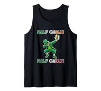 Half Gaelic Half Garlic Patrick's Day Men Irish Italian Tank Top