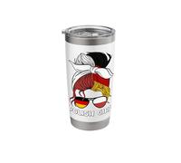 Half German Half Polish Girl Poland Germany Flag Women's Stainless Steel Insulated Tumbler