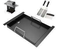 Half Griddle Insert for Ninja FlexFlame PG300 Series, Carbon Steel Griddle Plate for Ninja Flex Flame Replacement Grills Accessories, XSKHLFGRIDLE