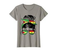 Half Guyanese half Ghanaian Mix Guyana and Ghana Roots T-Shirt