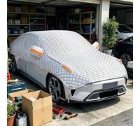 Half Hail Proof Car Cover Fit Hyundai Matrix (FC) | Covers Anti Hail All-Weather Snow Exterior with Reflective Strips,Outdoor Indoor Wind