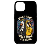 Half Hood Half Holy All Honk Funny Geese God's Silly Goose Case for iPhone 13