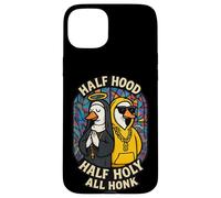 Half Hood Half Holy All Honk Funny Geese God's Silly Goose Case for iPhone 15 Plus