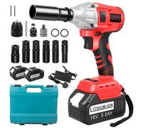 Half Inch Cordless Electric Impact Wrench Drill Gun Ratchet Driver For Makita Battery