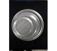 Half Inch Deep Aluminium Mesh Pizza Pan Baking Tray - Size 7" to 16" inch Available (1/2" Half Deep) (7" Inch)
