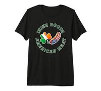 Half Irish Half American Funny Hot Dog USA St Patricks Day Premium T-Shirt