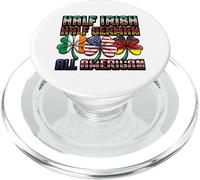 Half Irish Half German Irish German American PopSockets PopGrip for MagSafe