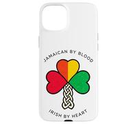 Half Irish Half Jamaican Celtic Shamrock Heritage Roots Case for iPhone 15 Plus