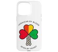 Half Irish Half Jamaican Celtic Shamrock Heritage Roots Case for iPhone 15 Pro Max