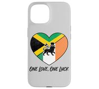 Half Irish Half Jamaican Soul Flag Mixed Heritage Roots Love Case for iPhone 15