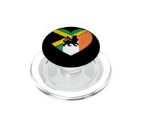 Half Irish Half Jamaican Soul Flag Mixed Heritage Roots Love PopSockets PopGrip for MagSafe