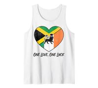 Half Irish Half Jamaican Soul Flag Mixed Heritage Roots Love Tank Top