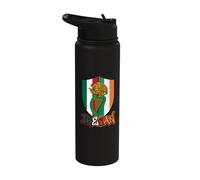 Half Irish Half Mexican Flag Irecan Harp Mexirish Pride Stainless Steel Insulated Water Bottle