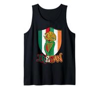 Half Irish Half Mexican Flag Irecan Harp Mexirish Pride Tank Top