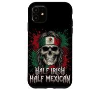 Half Irish Half Mexican Skull Biker Style Bandana Mex-Irish Case for iPhone 11