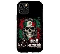 Half Irish Half Mexican Skull Biker Style Bandana Mex-Irish Case for iPhone 11 Pro