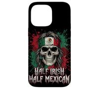 Half Irish Half Mexican Skull Biker Style Bandana Mex-Irish Case for iPhone 14 Pro Max