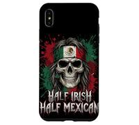 Half Irish Half Mexican Skull Biker Style Bandana Mex-Irish Case for iPhone XS Max