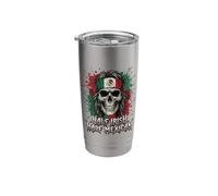 Half Irish Half Mexican Skull Biker Style Bandana Mex-Irish Stainless Steel Insulated Tumbler