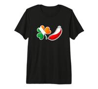 Half Irish Half Polish Matching Family St Patricks Day Premium T-Shirt