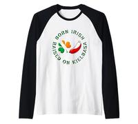 Half Irish Half Polish Matching Family St Patricks Day Raglan Baseball Tee