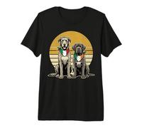 Half Italian Half Irish Dog Flags Cane Corso Wolfhound Premium T-Shirt