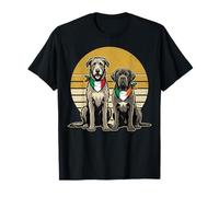 Half Italian Half Irish Dog Flags Cane Corso Wolfhound T-Shirt