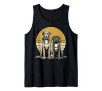 Half Italian Half Irish Dog Flags Cane Corso Wolfhound Tank Top