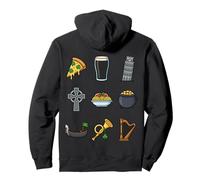 Half Italian Half Irish Funny St Patricks Day Food & Culture Pullover Hoodie