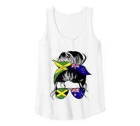 Half Jamaican half Australian Mix Jamaica Australia Roots Tank Top