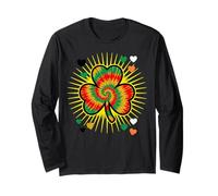Half Jamaican Half Irish Rasta Shamrock St Patricks Day Long Sleeve T-Shirt