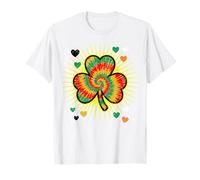 Half Jamaican Half Irish Rasta Shamrock St Patricks Day T-Shirt