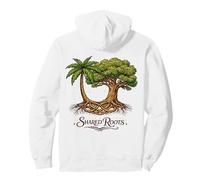 Half Jamaican Half Irish Shared Roots Celtic Knot Trees Pullover Hoodie