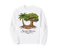 Half Jamaican Half Irish Shared Roots Celtic Knot Trees Sweatshirt