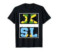 Half Jamaican half St Lucian Mixed Heritage Jamaica St Lucia T-Shirt