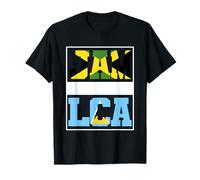 Half Jamaican half St Lucian Mixed Heritage Jamaica St Lucia T-Shirt