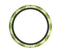 Half Kiwi Printed Steering Wheel Cover Elastic Stretch Car Wheel Wrap Breathable Non-Slip Steering Wheel Protector for Car Truck SUV