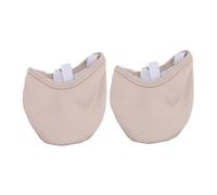 Half Length Rhythmic Gymnastics Equipment Socks Knitted Sole Shoes Art Gym Child Adult Dancing Pads Insoles(Beige L)