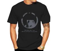 Half Life 2 Mens T-Shirt - Distressed Black Mesa Research Facility Logo Image