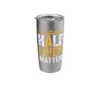 Half Lives Matter - Nuclear Engineering Radioactive Symbol Stainless Steel Insulated Tumbler