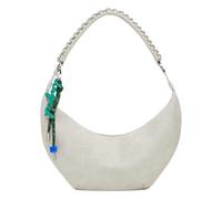 Half Logo Zante Bag, female, Desigual, Shoulder Bags, Beige, ONE SIZE, Bags ONE SIZE