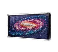 HALF MANGO Acrylic Display Case for Lego 31212 Art The Milky Way Wall Art Décor- Showcase, Protect & Decorate Model with Storage, Collectibles, Gifts