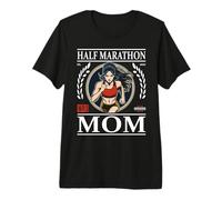 Half Marathon Mom: Pride and Strength for Running Enthusiasts! Premium T-Shirt